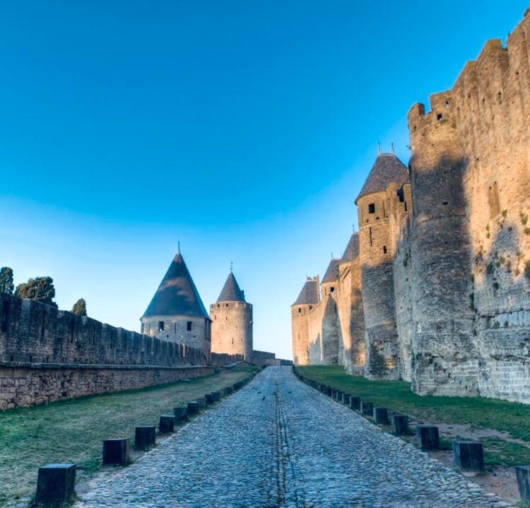 Appartamento T2 cocooning vue panoramique Cité Carcassonne Esterno foto